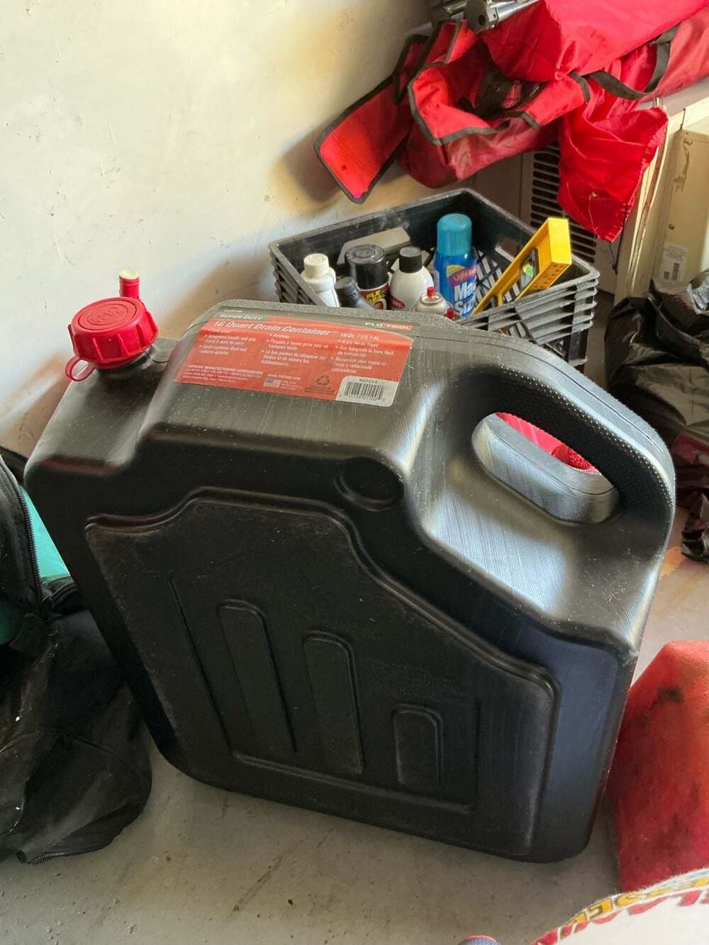 FloTool Super Duty 16-Quart Oil Drain Container